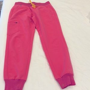 Neon Pink Figs Zamora Joggers